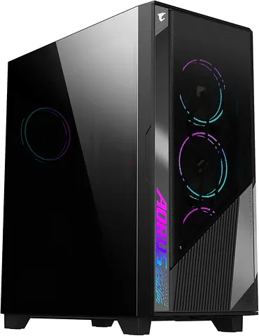 Aorus C500 Mid-Tower Gaming PC Case with Tempered Glass & ARGB Fans