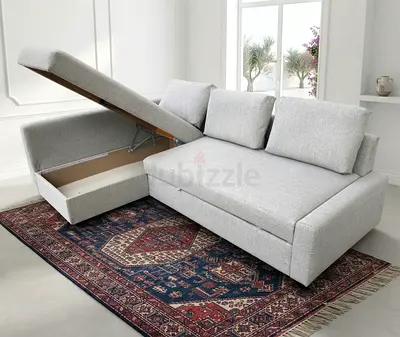 Modern Corner Sofa with Hidden Storage
Keep your room organized with built-in storage while enjoying