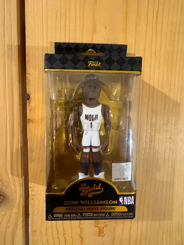Funko GOLD NBA Zion Williamson – New Orleans Pelicans – Premium Vinyl Figure – Brand New