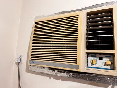 Used Window Air Conditioner - Functional, Needs Cleaning