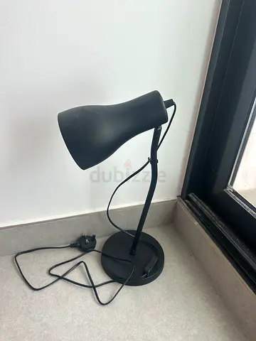 Black Adjustable Wall Lamp / Reading Light - Used