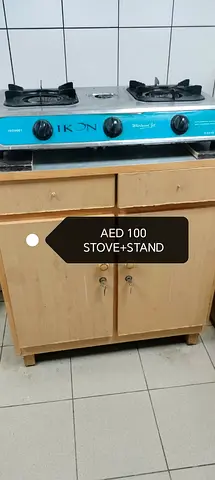 Ikon 2-Burner Gas Stove with Stand – AED 100