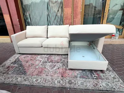 Ikea vimle L shape sofa bed with mattress