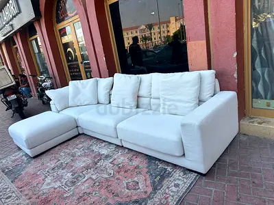 Like A New Condition High Quality Chattels&more olta feather 🪶 filled modular sofa with footstool