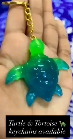 Turtle and Tortoise Keychain