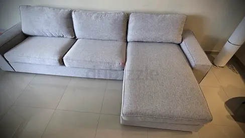 IKEA Kivik L Shape Sofa Gray
