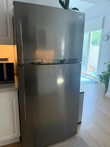LG Stainless Steel Top-Freezer Refrigerator - Good Condition