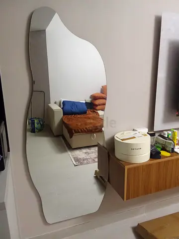Full-length irregular decorative wall mirror - modern shape
