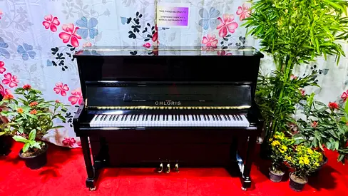 Chloris HU110 Black Upright Piano | Acoustic Piano Dubai