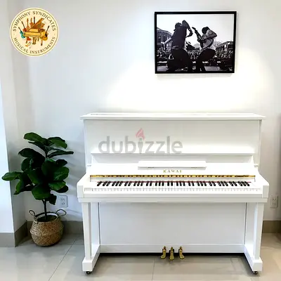 Kawai KS1 Acoustic Piano | Elegant White Piano for Sale UAE