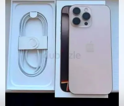 iPhone 16 Pro Max 256GB - Gold (With Box & Cable)