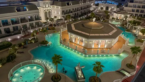 Luxury Furnished 1BR Apartment | Lagoon View | Resort Living | Arjan | Vincitore Benessere | 1 Gbps WiFi