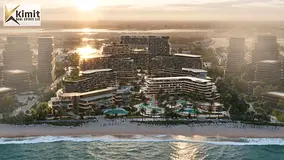 Beachfront 1BR Apartment | Meriva Shores A | Sea & Marina Views | Furnished
