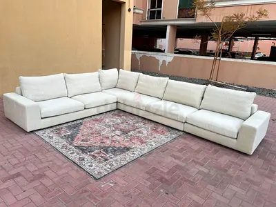 Perfect Condition Chattels and More Olta Corner Sofa Beige
