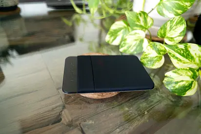 AFTERPLUG A 2-Pocket Pouch for Laptop with Reusable Adhesive, for Portable External SSD