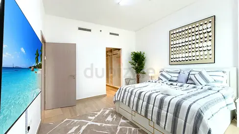 Luxury 2-Bedroom Apartment | Water’s Edge Yas Island | Ferrari World View