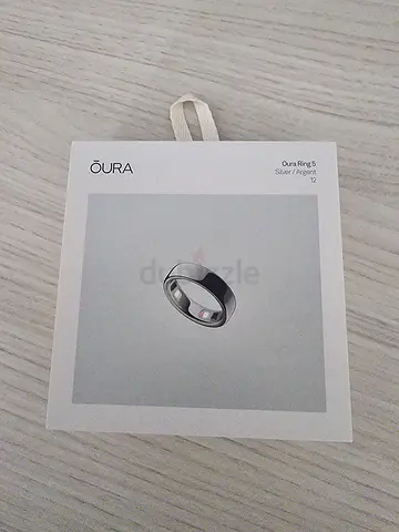 Brand-New Oura Ring 5 Silver – Size 12 – Sealed Box