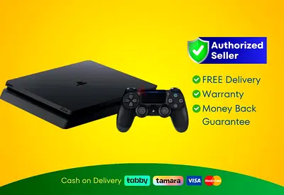 Sony PlayStation 4 - Slim - Black - 500GB | Brand New | Warranty | FREE Delivery