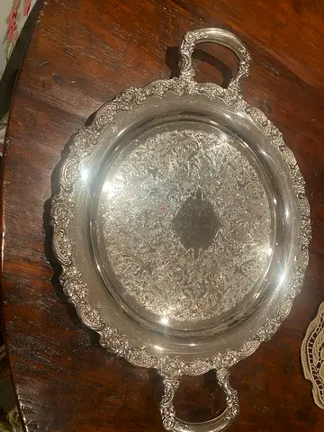 Vintage tray in silver Oneida Original and authentic
