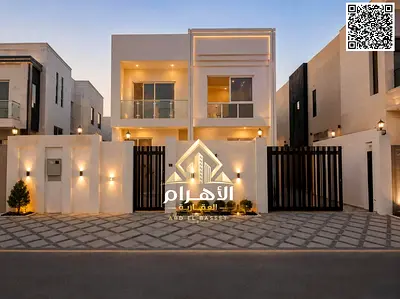 Villa for sale in Ajman | Al Zahiyah area | 3 bedrooms, majlis, 2 living rooms, maid's room | Freeh