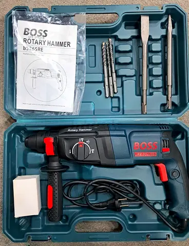 🔨⚡ BOSS Rotary Hammer Drill Machine
