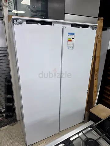 Smeg brand New Integrated Side-by-Side Built-in Refrigerator (White) - Good Condition