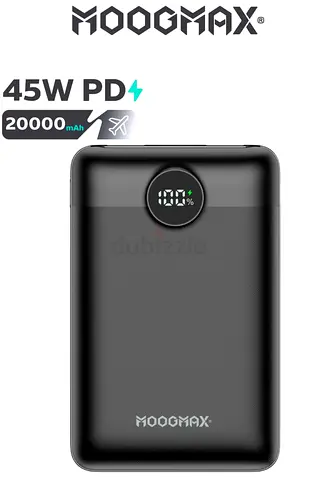 20000mAh 45W super small pocket-size Mini power bank with 3 ports ,2 USB-A and 1 USB-C PD, supports