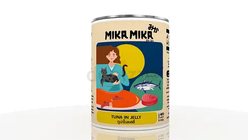 MIKA MIKA - Cat Wet Food 400gm Can Pate & Jelly