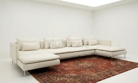 Luxury Corner Sofa Collection
Modern double L shape sofa with comfortable seating, stylish stee