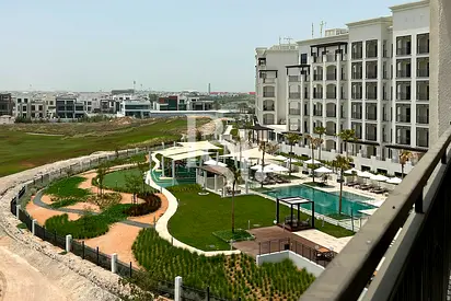 Golf And Sea View | Furnished 2BR+Maids| Mid Floor