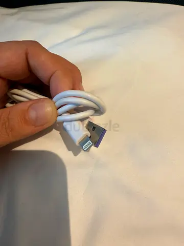 White USB to Lightning Charging Cable for iPhone
