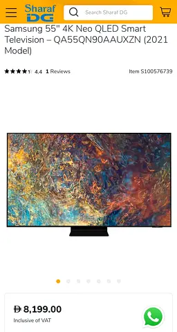 Samsung 55" 4K Neo QLED Smart TV (QA55QN90AAUXZN)
