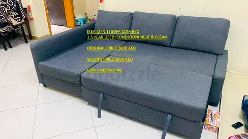 IKEA SOFA COM BED