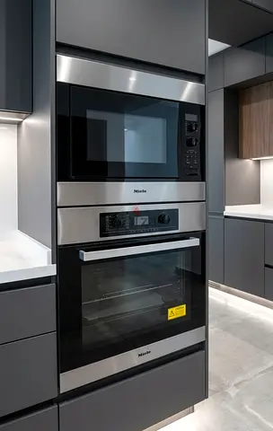 Miele 60cm Built-In Electric Oven & Microwave Set – Premium Silver Design