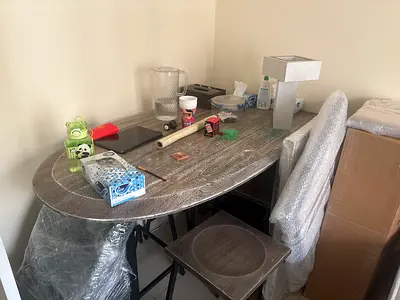 Dining table.