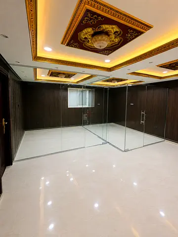 Fully Fitted Office Space with Glass Partitions and office painting complete interior ant exterior