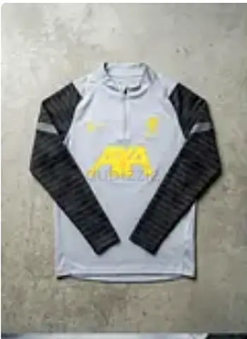 Nike Liverpool FC Grey 1/4 Zip Training Top - Size M