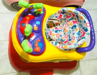 Baby Walker with Activity Tray and Removable Seat - Good Condition