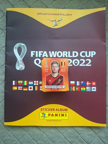 Panini world cup 2022 200 stickers+empty album