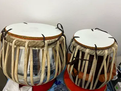 Pair of Traditional Indian Tablas - New