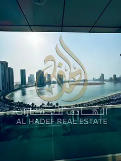 🏡🌊 Annual 3-Bedroom Apartment for Rent – Al Taawun, Sharjah Front Lake View | First Row on t