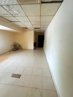 Annual Studio for Rent in Ajman Near Amina Hospital with Separate Kitchen Central AC and Excellent P