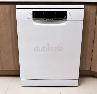 Bosch Series 4 Freestanding Dishwasher - White, Excellent Condition