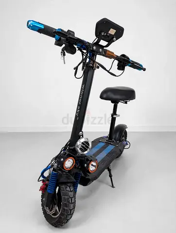 Dual-motor Electric Scooter with Seat — Good Condition