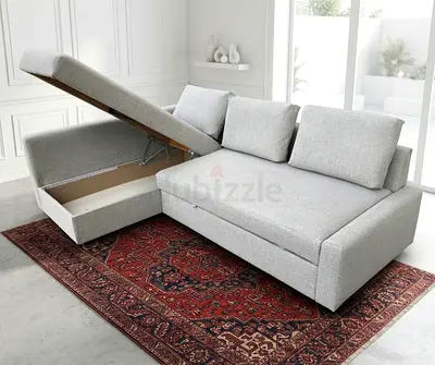 Elegant Living Room Sofa Bed
Upgrade your home with a modern L-shape sofa bed. Designed for comfort,