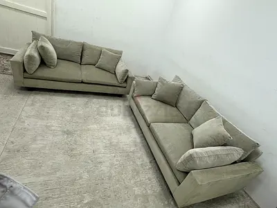 Like new condition west elm four seater sofa