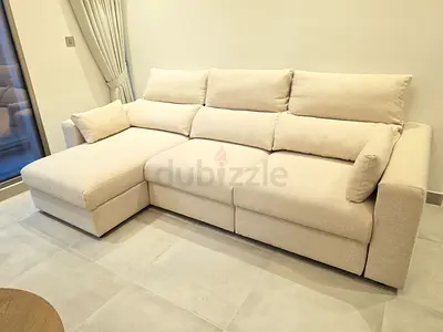 Ikea Eskilstuna L shape sofa Bed Beige