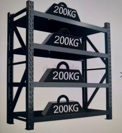 Metal shelving