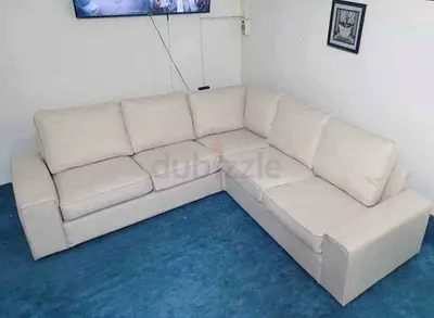 Perfect Like new Condition IKEA Kivik Corner Sofa Beige