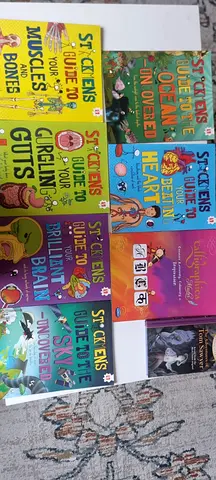 Stack of books for 150 aed negotiable